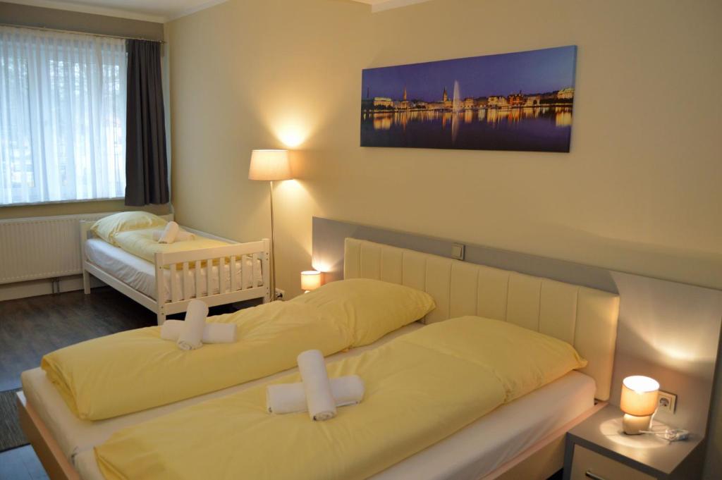 Postel nebo postele na pokoji v ubytování Hotel Jeta