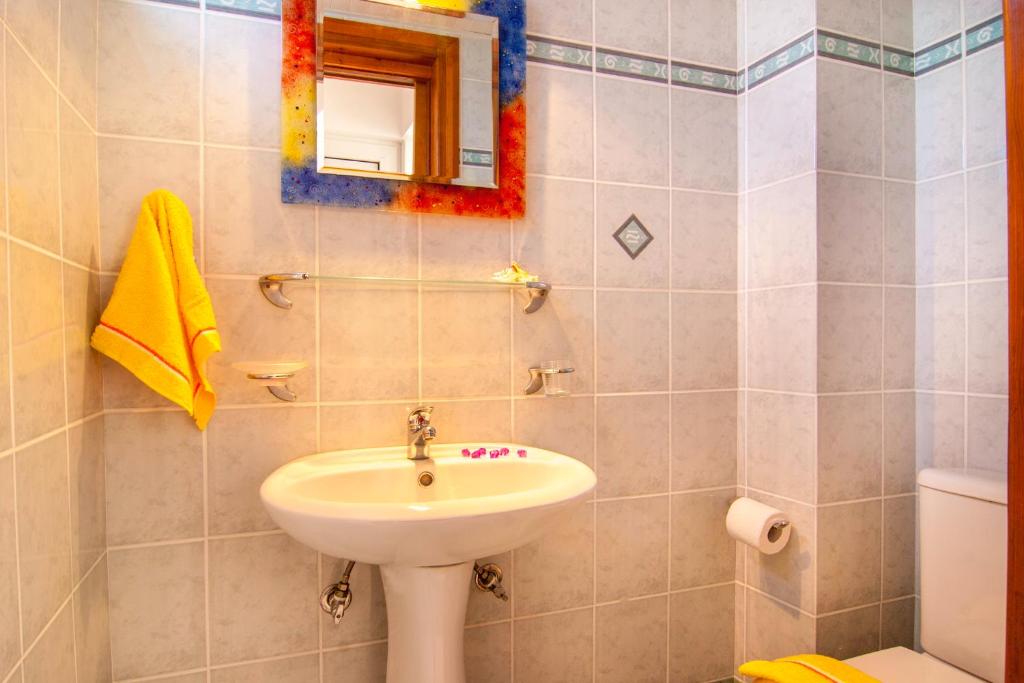 Koupelna v ubytování Villa Marianna