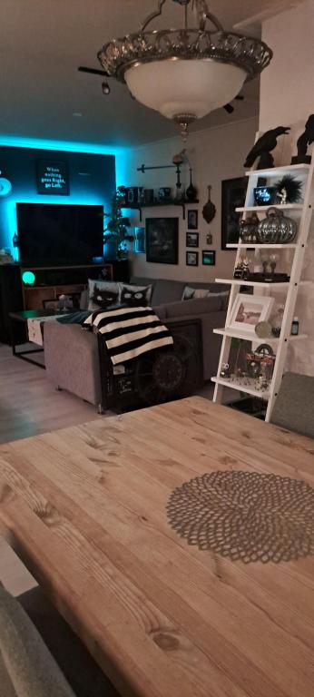 Kuchyň nebo kuchyňský kout v ubytování Kule gule huset
