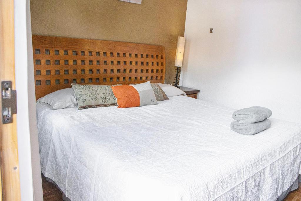 Letto o letti in una camera di La Ventana del Tepozteco