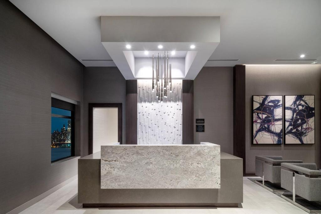 Posezení v ubytování Residence Inn by Marriott Weehawken