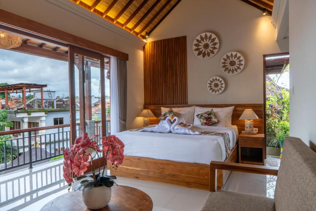 Postel nebo postele na pokoji v ubytování Meranggi Home Stay