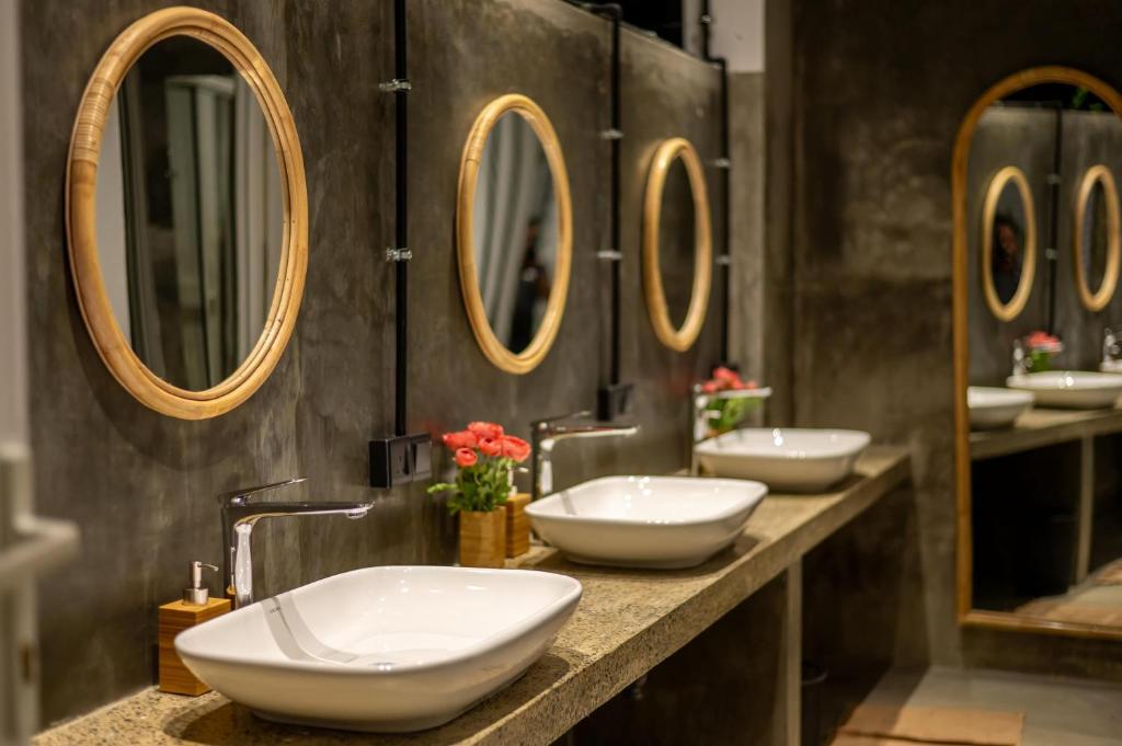 Koupelna v ubytování Manram Glamping Weligama