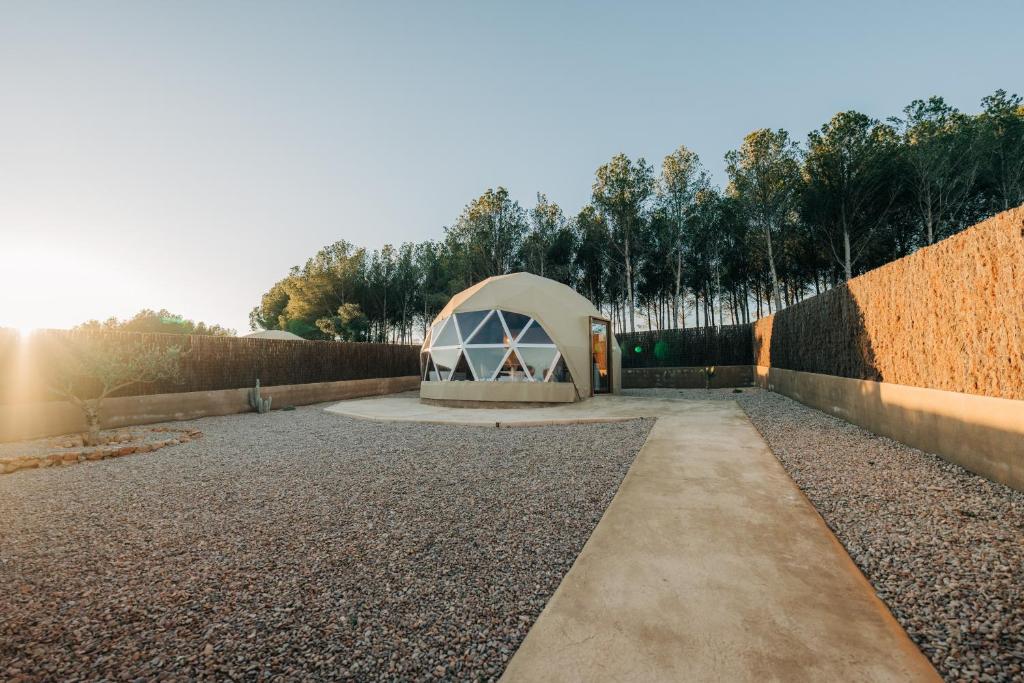 Zahrada ubytování El Molí Glamping