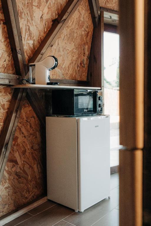 Kuchyň nebo kuchyňský kout v ubytování El Molí Glamping