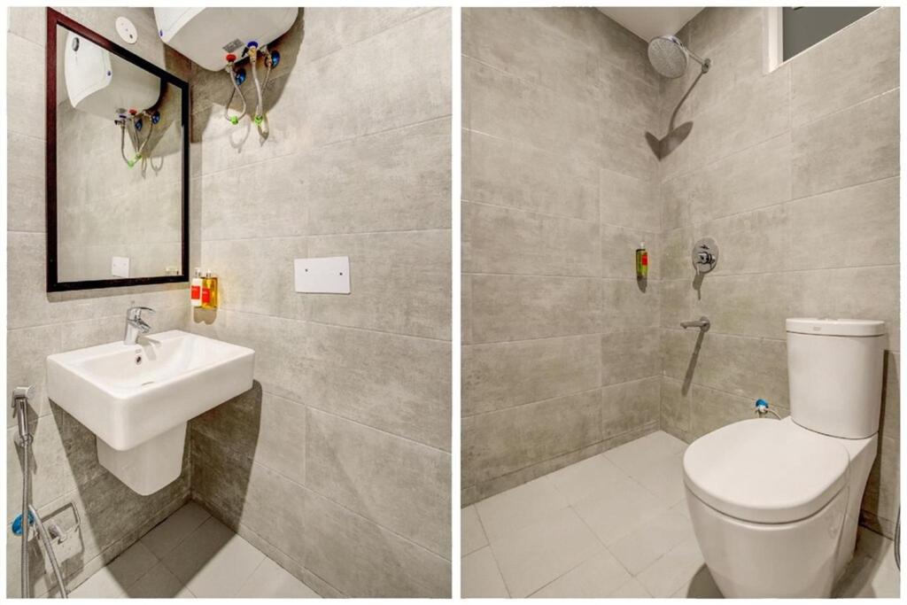 Koupelna v ubytování Akshay home stay