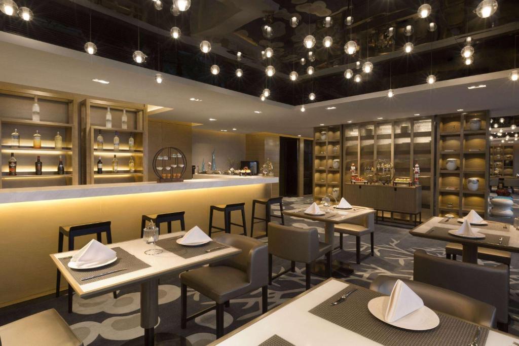 Nápoje v ubytování Wyndham JinJiang Hotel