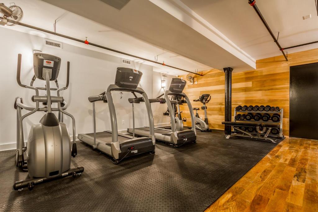 Fitness centrum a/nebo fitness zařízení v ubytování Franklin Guesthouse