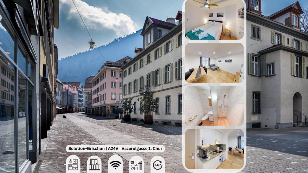 Nespecifikovaný výhled na hory nebo výhled na hory při pohledu z apartmánu