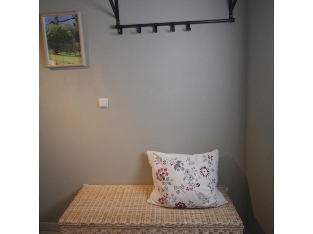 Postel nebo postele na pokoji v ubytování Ferienwohnung Waldblick