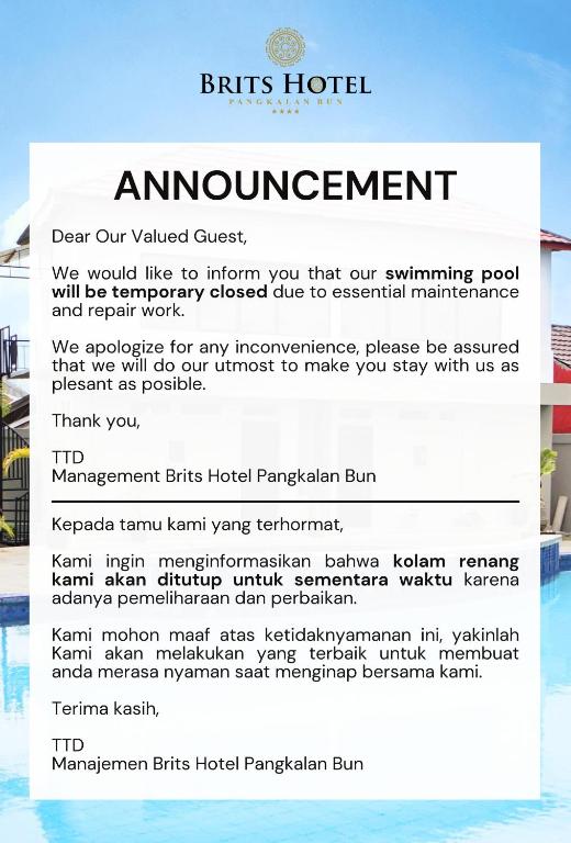 Fotografie z fotogalerie ubytování BRITS HOTEL PANGKALAN BUN v destinaci Pangkalan Bun