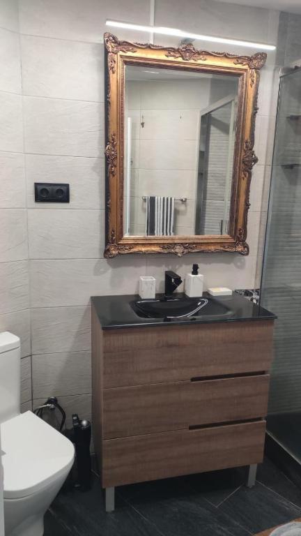 Koupelna v ubytování Apartament Melpomeny