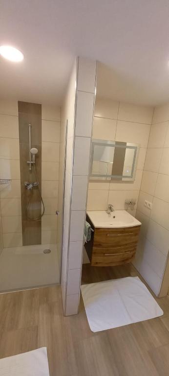 Vannituba majutusasutuses Pension Holzmeister