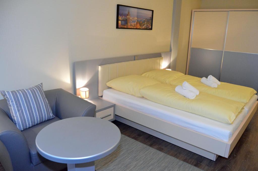 Postel nebo postele na pokoji v ubytování Hotel Jeta