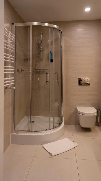 Kúpeľňa v ubytovaní Hotel Wolin