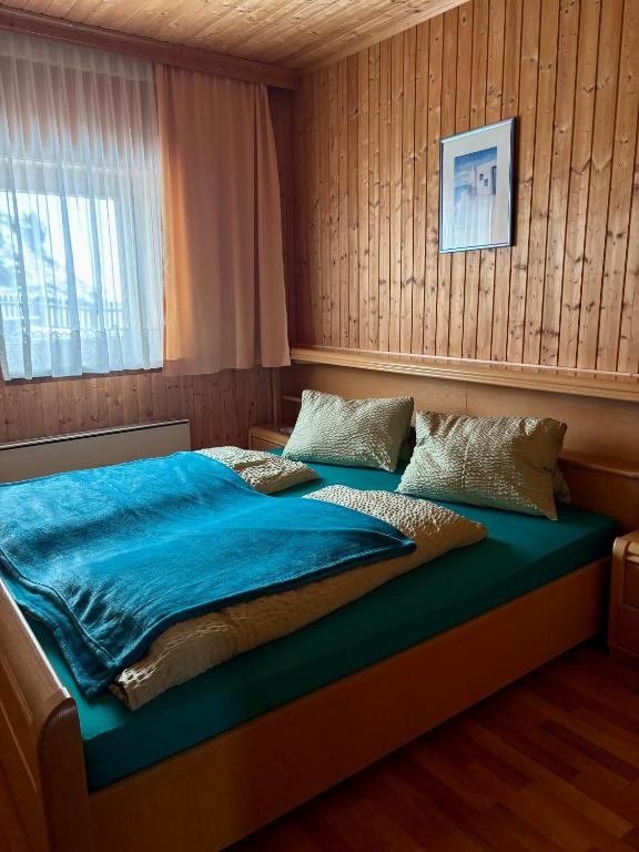 Postel nebo postele na pokoji v ubytování Leiterhütte