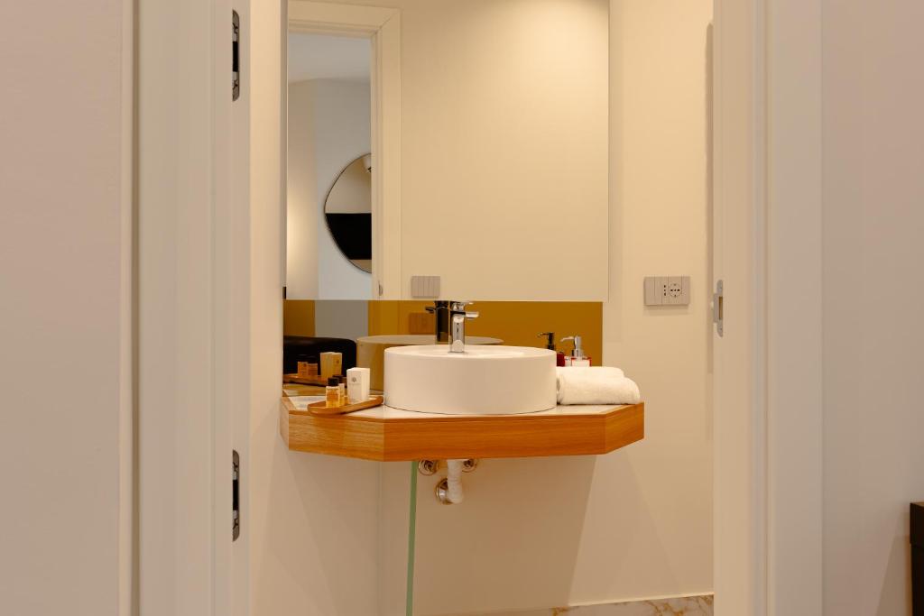 Koupelna v ubytování Hera Rooms and Suites