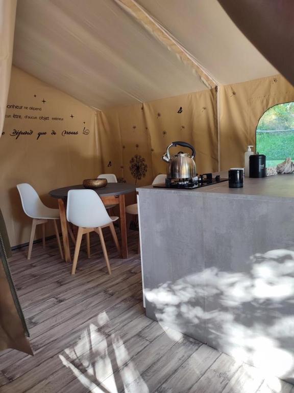 Παροχές για τσάι/καφέ στο Camping des vignes