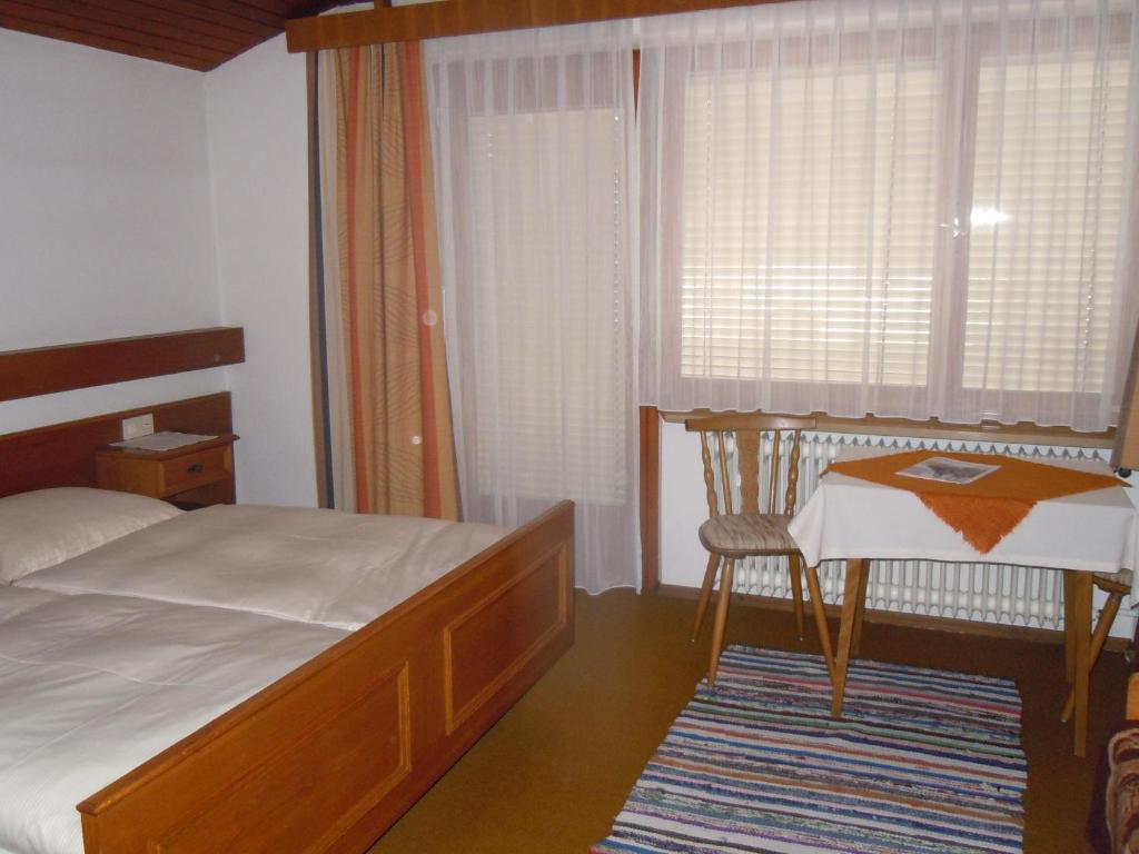 Postel nebo postele na pokoji v ubytování Haus Kristall