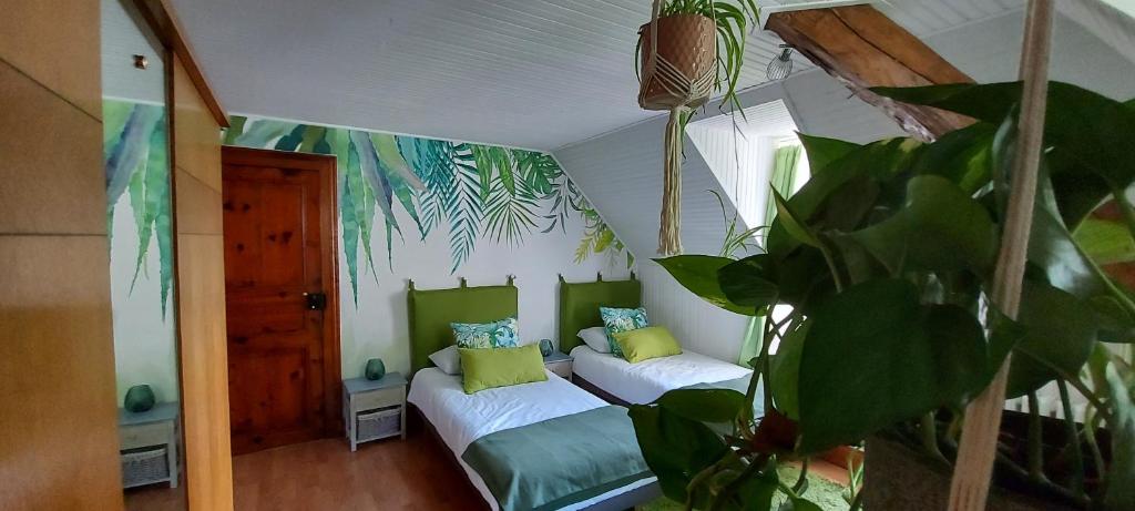 Postel nebo postele na pokoji v ubytování Villa Gracieuse