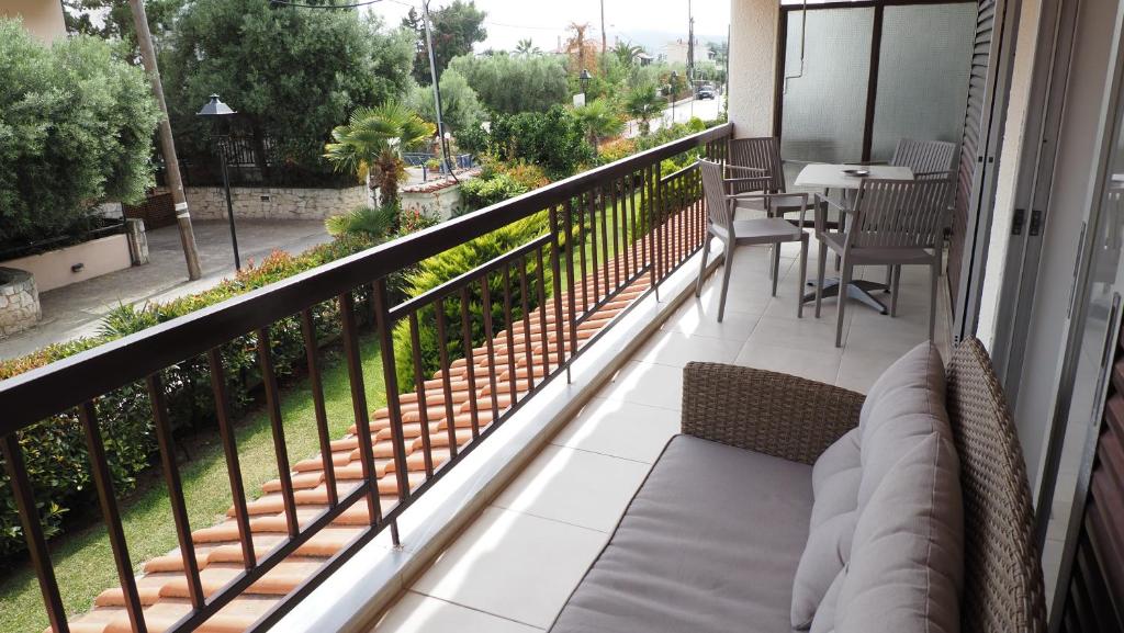 Balkon lub taras w obiekcie Amalthea