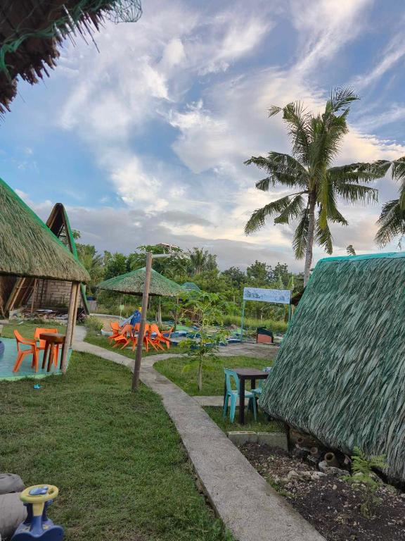 Zahrada ubytování Nirvana resort & dive centre - Moalboal