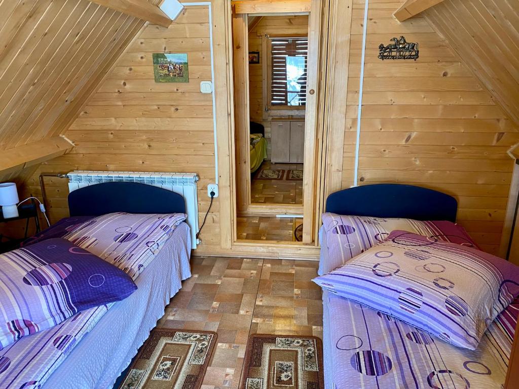 Postel nebo postele na pokoji v ubytování Rancho-Bierna