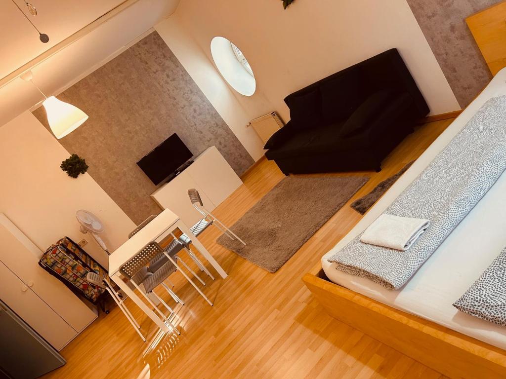 TV a/nebo společenská místnost v ubytování Veni Apartments