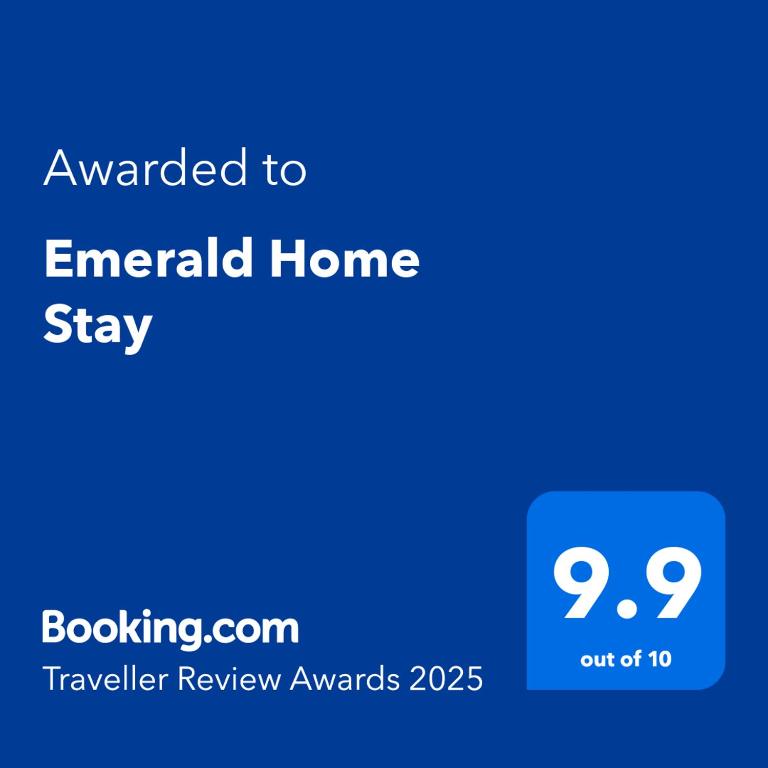 Certifikát, hodnocení, plakát nebo jiný dokument vystavený v ubytování Emerald Home Stay