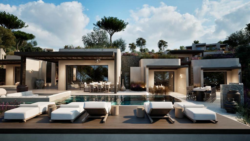 Πισίνα στο ή κοντά στο Serendi Villas