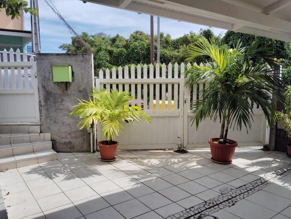 Zahrada ubytování La belle Martinique