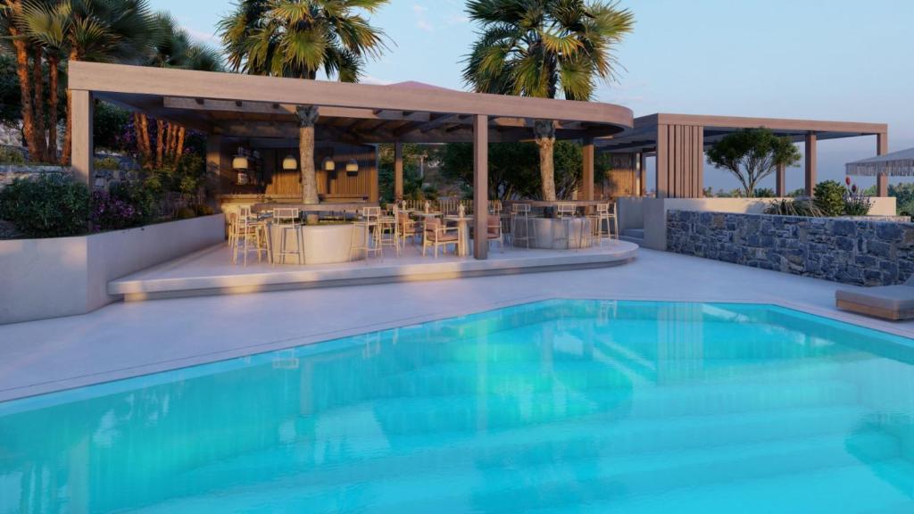 Bazén v ubytování Casa Elounda - Adults only Hotel "by Checkin" nebo v jeho okolí