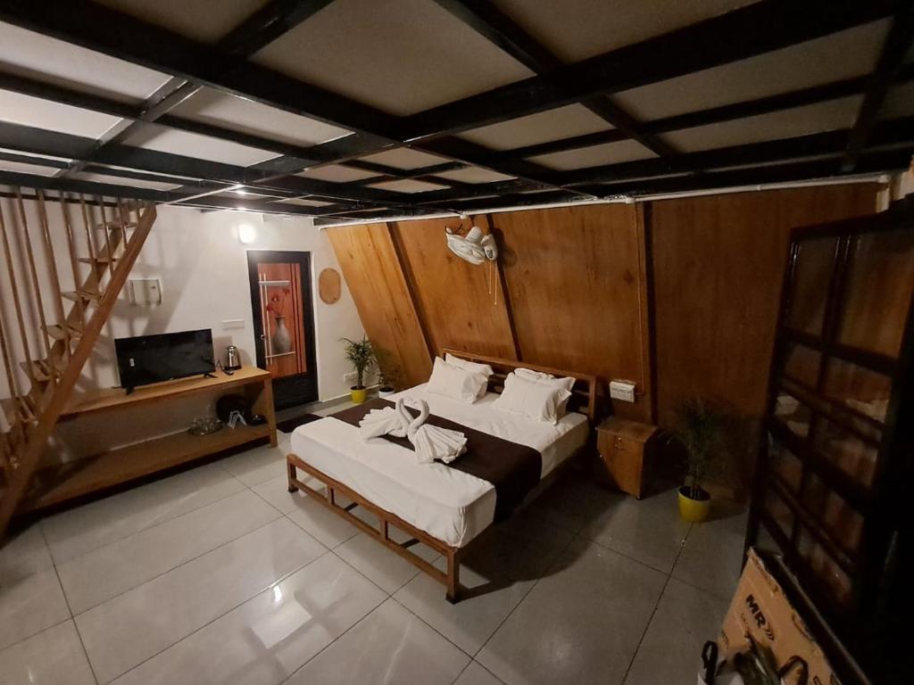 Postel nebo postele na pokoji v ubytování Silverr View Resort's
