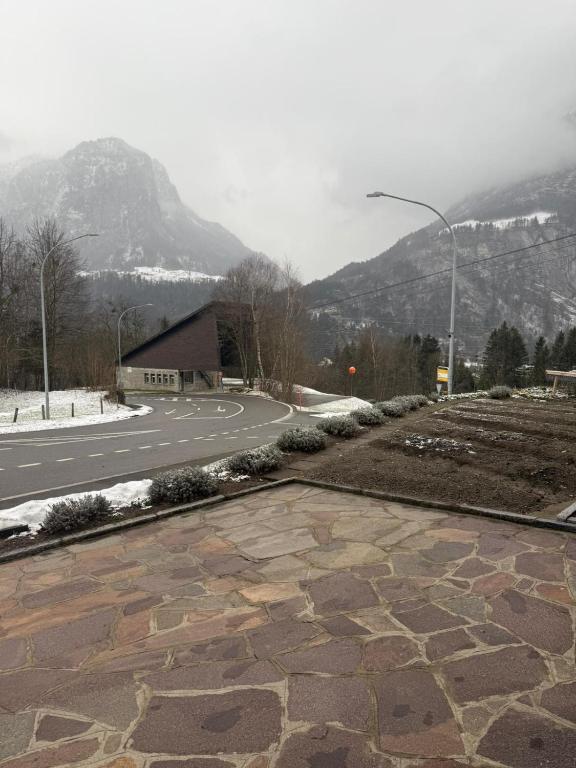 Nespecifikovaný výhled na hory nebo výhled na hory při pohledu z apartmánu