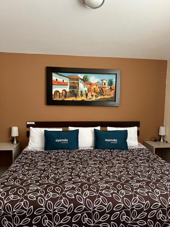 Postel nebo postele na pokoji v ubytování B&B Wasi Airport Lima