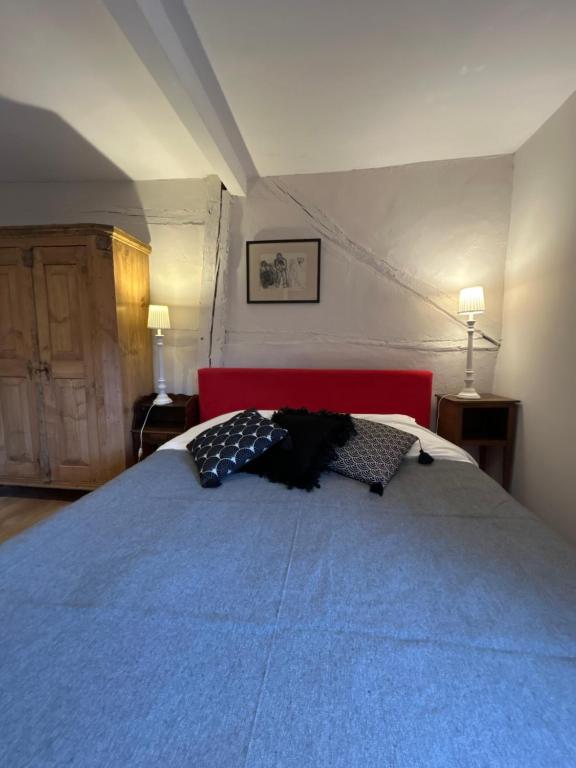 Postel nebo postele na pokoji v ubytování Auberge du Val d'Aisne