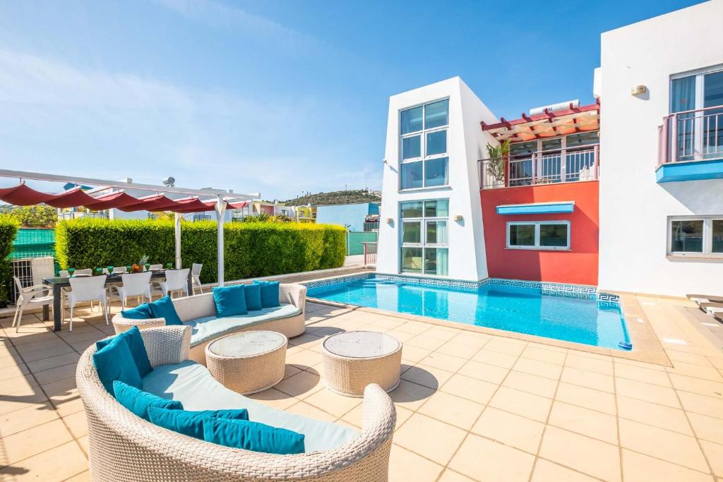 an image of a swimming pool in a house at Villa Adaro - Large Luxury close to marina in Albufeira