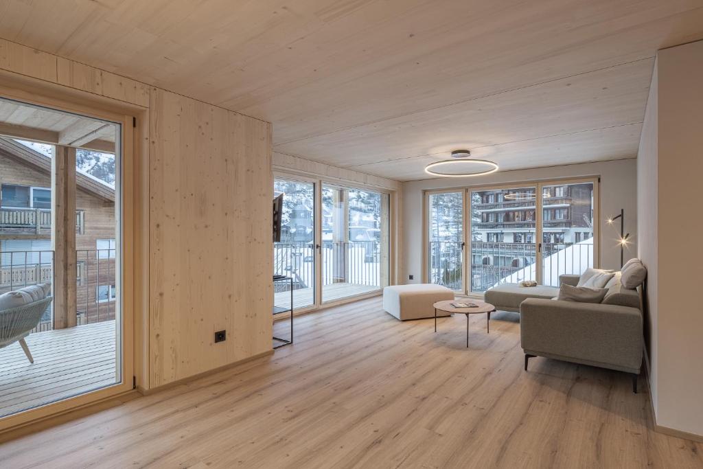 Posezení v ubytování Rofel Zermatt