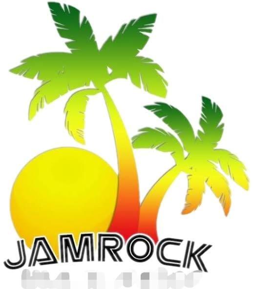 a logo for a company with two palm trees at Jamrock Lodge in Winterveld