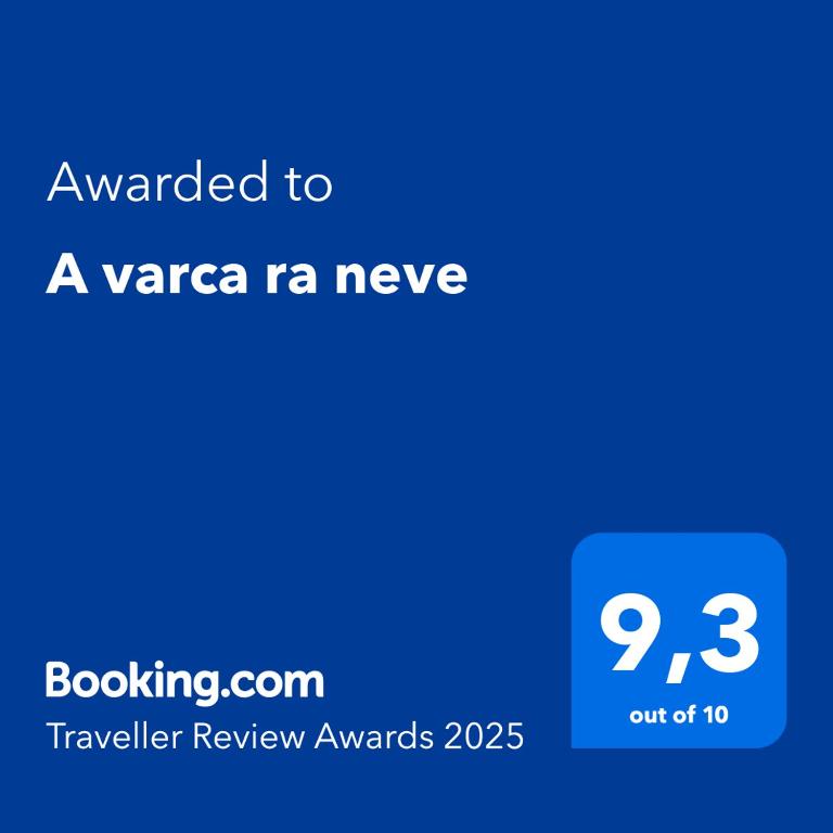 Certifikát, hodnocení, plakát nebo jiný dokument vystavený v ubytování A varca ra neve