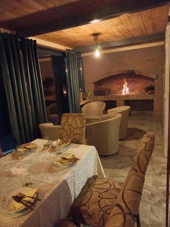 Posezení v ubytování Apartman 1 nase brdo