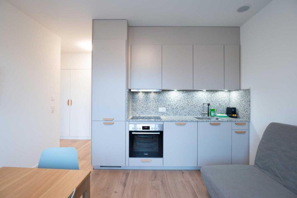 Kuchyňa alebo kuchynka v ubytovaní HITrental Letzigrund - Apartment