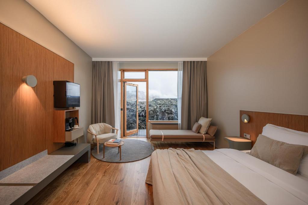 Postel nebo postele na pokoji v ubytování Silica Hotel at Blue Lagoon Iceland