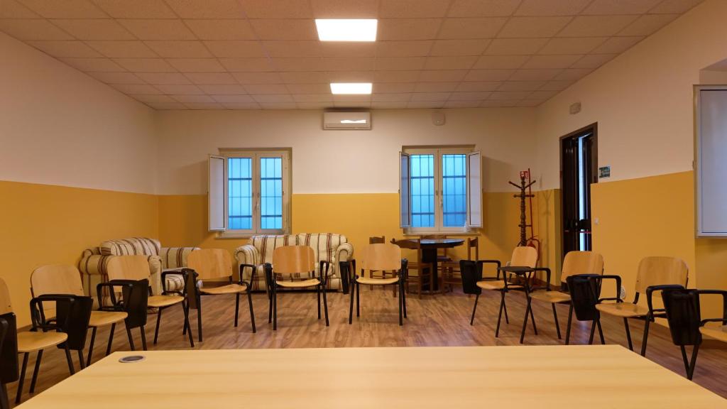 Restaurace v ubytování Casa per ferie Maria Ausiliatrice