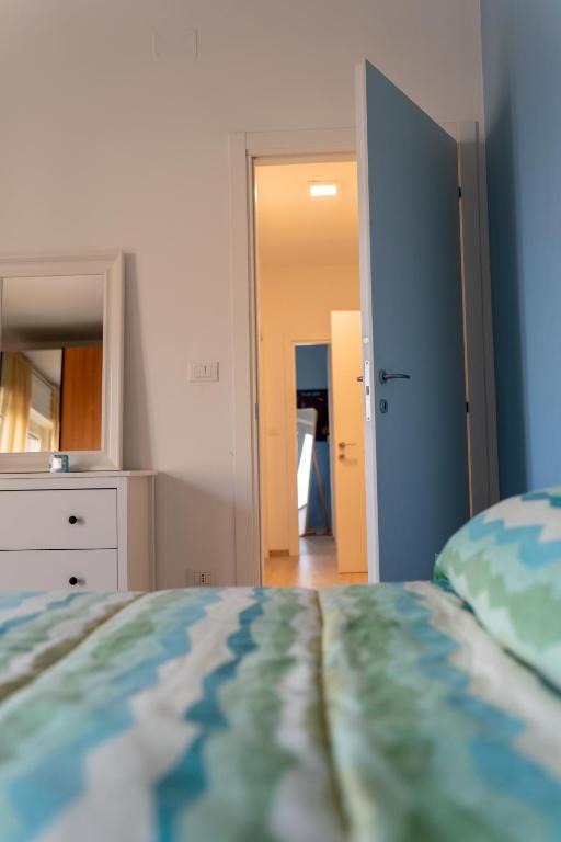 Postel nebo postele na pokoji v ubytování Villa SAlice piano Terra