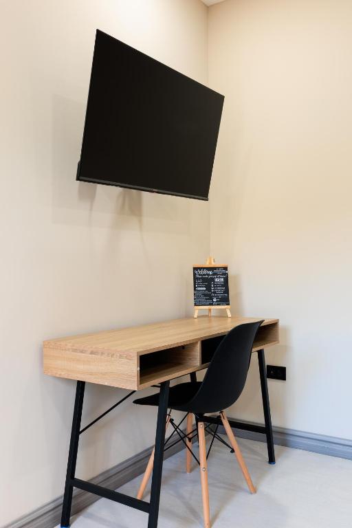 TV a/nebo společenská místnost v ubytování Habitación-Exclusiva-Cómoda-Centrica