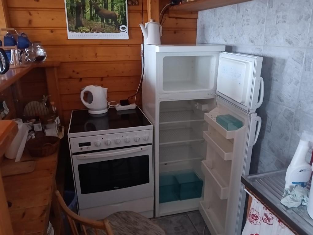 Kuchyň nebo kuchyňský kout v ubytování Rodinný penzion Ždiaran