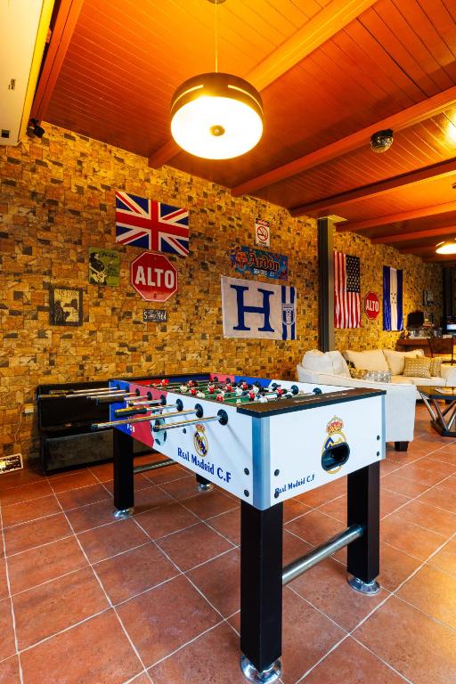 Biliár nebo kulečník v ubytování Habitación-Exclusiva-Cómoda-Centrica