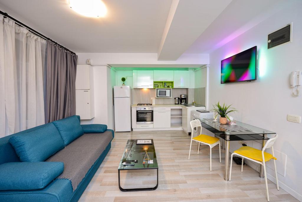 Kuchyň nebo kuchyňský kout v ubytování Harmony Residence