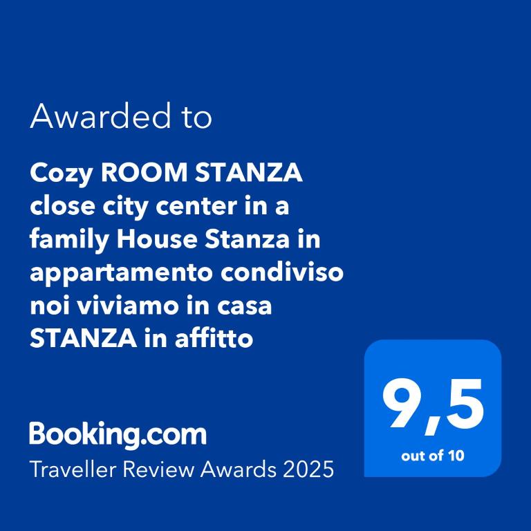 Stanza Privata in Casa Condivisa - Private Room in Shared Home tanúsítványa, márkajelzése vagy díja